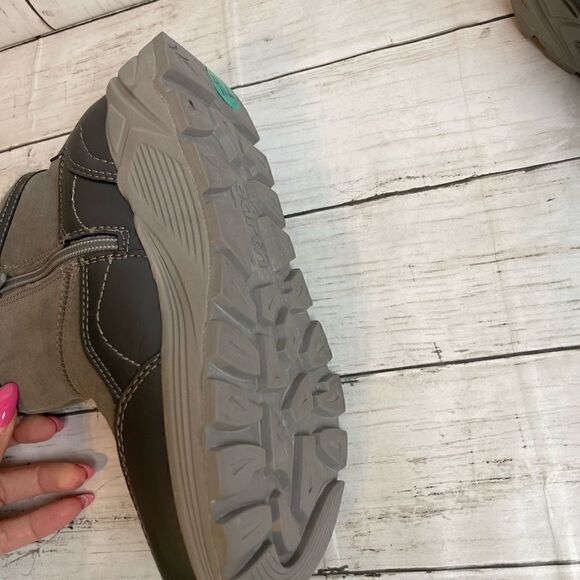 Earth Journey Verve Waterproof Suede Boots Grey  Faux Fur Lining 7.5 M - Picture 5 of 13